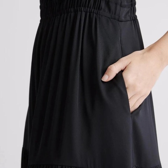 100% Organic Cotton Poplin Tiered Maxi Dress Washable 100% cotton Tiered - Picture 3 of 3